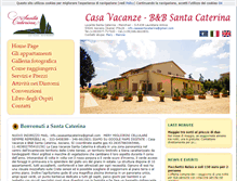 Tablet Screenshot of casavacanzescaterina.com